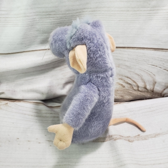 Disney Ratatoullie Django Rat Plush Stuffed Animal 8 Inch No Tags Embroidered - Picture 4 of 8